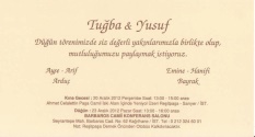 TUĞBA ARDUÇ & YUSUF BAYRAK DÜĞÜN TÖRENİ