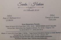 Kenan Özcan‘ın Oğlu Hakan özcan‘ın Nikah‘ına Tüm Dostlarımızı bekliyoruz