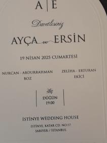 ZELİHA/ ERTURAN EKİCİ‘İN OĞLU ERSİN EKİCİ‘İN DÜĞÜNÜ‘E TÜM DOSTLARIMIZ DAVETLİDİR.