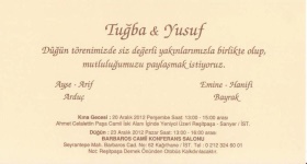 TUĞBA ARDUÇ & YUSUF BAYRAK DÜĞÜN TÖRENİ