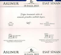 Arif  & Ayşe ARDUÇ‘UN  KIZI Aslınur ARDUÇ‘un Düğün Törenine Tüm Dostlarımız Davetlidir.