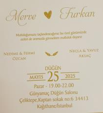 NEDİME/ FEHMİ ÖZCAN‘IN  KIZI MERVE‘İN DÜĞÜNÜNE TÜM DOSTLARIMIZ DAVETLİDİR.