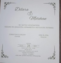 ZİYA YALÇIN‘IN OĞLU METEHAN YALÇIN‘IN DÜĞÜNÜNE TÜM DOSTLARIMIZ DAVETLİDİR.